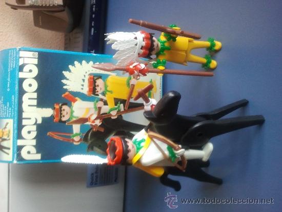 Playmobil: caja playmobil antigua indios - Foto 1