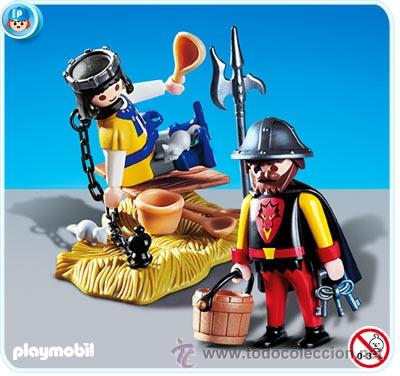 Playmobil Principe Prisionero Y Guardian 