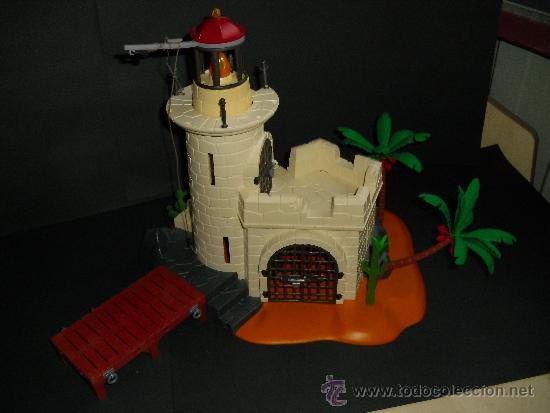 playmobil faro con soldados