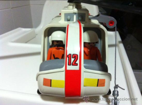 helicoptero ambulancia playmobil