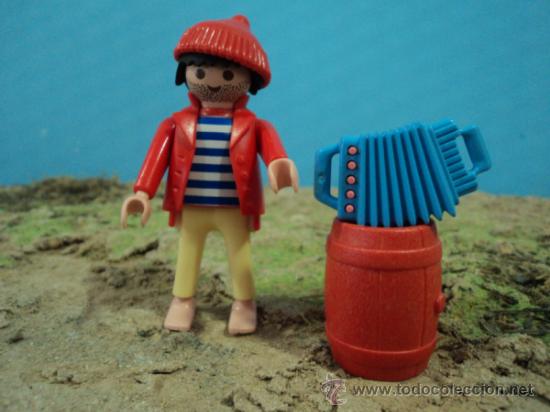 Playmobil: PLAYMOBIL-PIRATA,BARRIL,ACORDEON