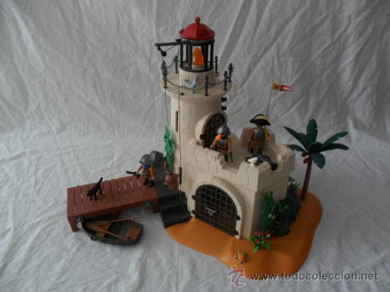 playmobil faro con soldados