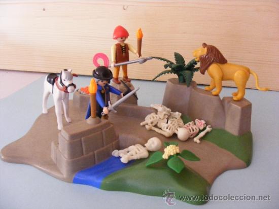 Playmobil: PLAYMOBIL ESCENAS MEDIEVAL CABALLEROS GUARIDA DE LA BESTIA