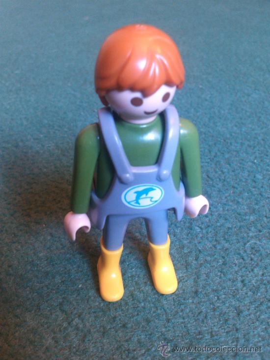 Playmobil: PLAYMOBIL FIGURA CUIDADOR DEL ACUARIO DELFINARIO
