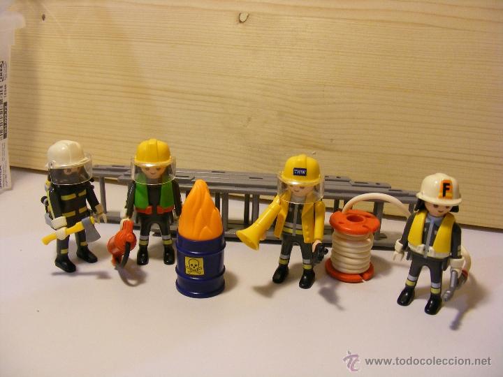 muñecos bomberos playmobil