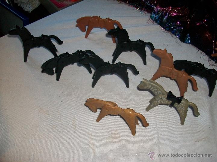 Playmobil: LOTE 9 CABALLOS *** GEOBRA *** PLAYMOBIL