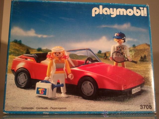 coche rojo de playmobil