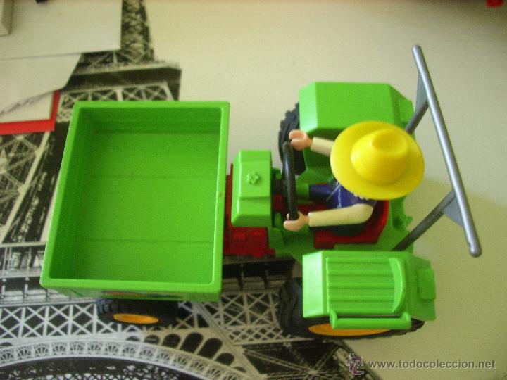 Playmobil: TRACTOR DE GRANJA PLAYMOBIL CON MU&Ntilde;ECO - Foto 1