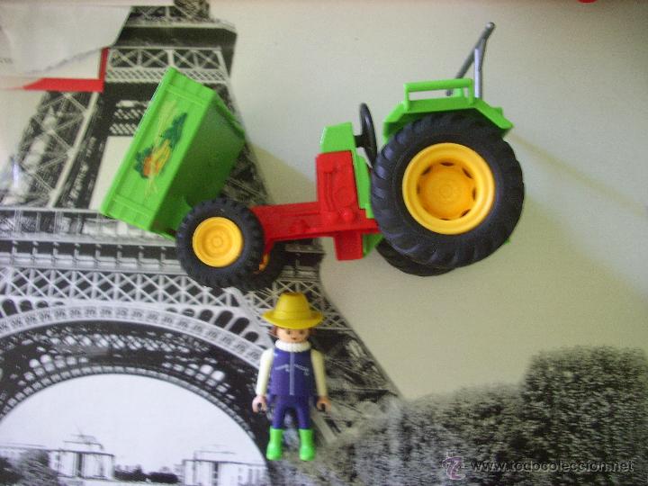 Playmobil: TRACTOR DE GRANJA PLAYMOBIL CON MU&Ntilde;ECO - Foto 3