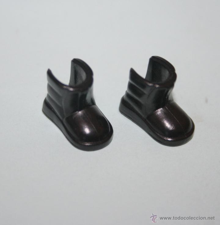 Playmobil: PLAYMOBIL MEDIEVAL BOTAS zapatos NEGRAS