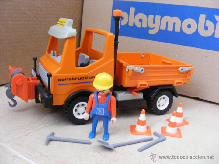 camion playmobil construccion