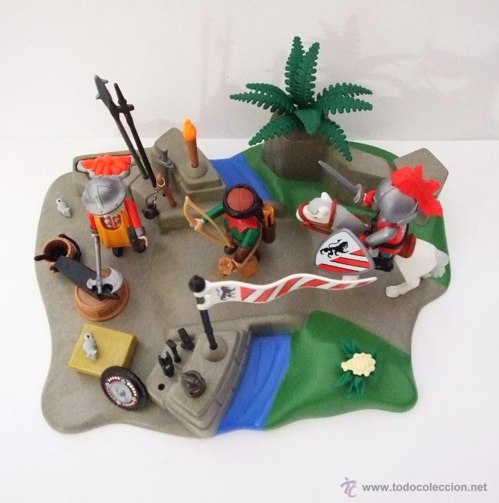 Lot Pièces Playmobil Forgeron – Enclume Et Outils – Pièces D'occasion Pour Diorama