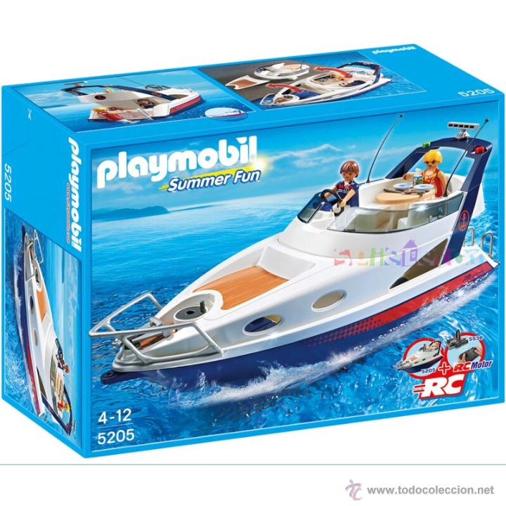 playmobil lancha