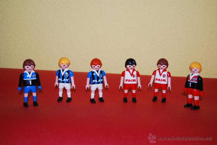 playmobil futbol jugadores