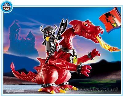 playmobil dragon rojo