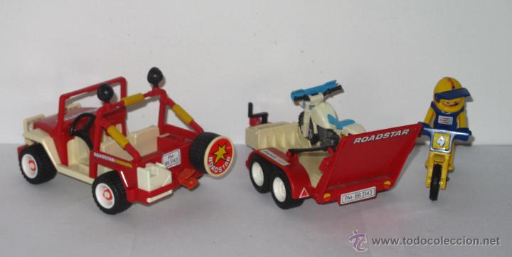 coche con remolque playmobil