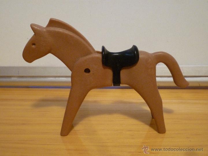 Playmobil: Playmobil caballo con montura a&ntilde;o 1974