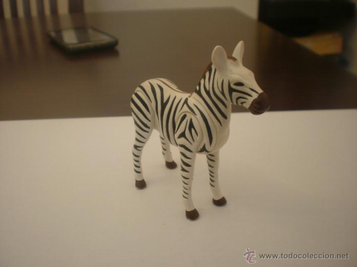 Playmobil: PLAYMOBIL CEBRA FIGURA PARA ZOO Y SAFARI FIGURA DE ACCION