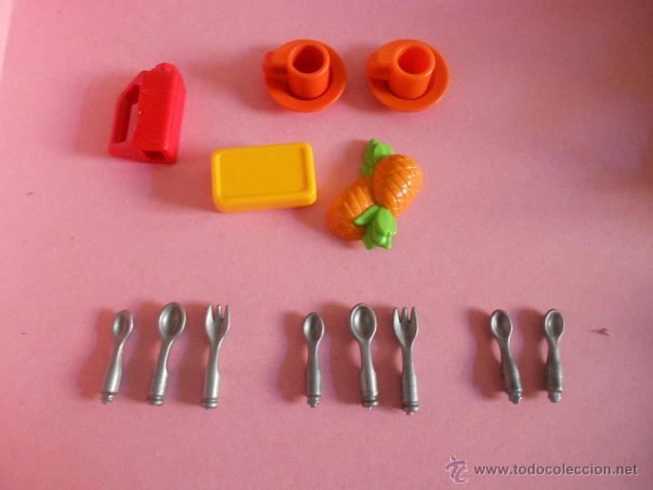 Playmobil: PLAYMOBIL, vajilla, cubiertos comida cocina. - Foto 1