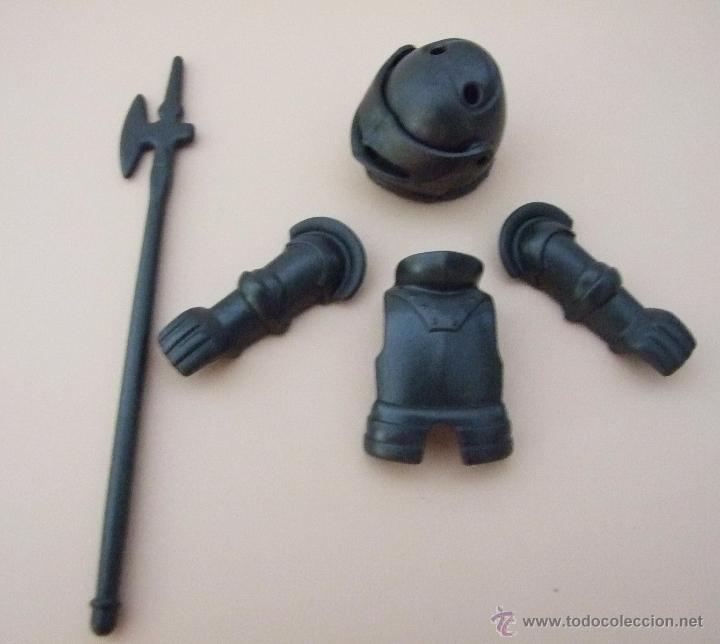 Playmobil: Playmobil Armadura con casco y pica, armas