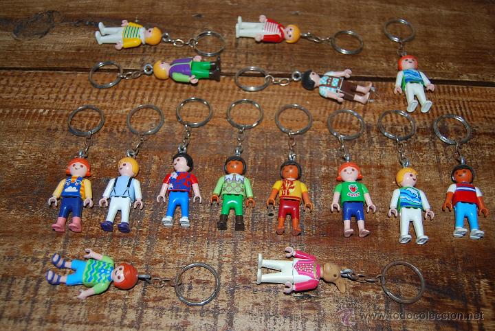 llaveros de playmobil