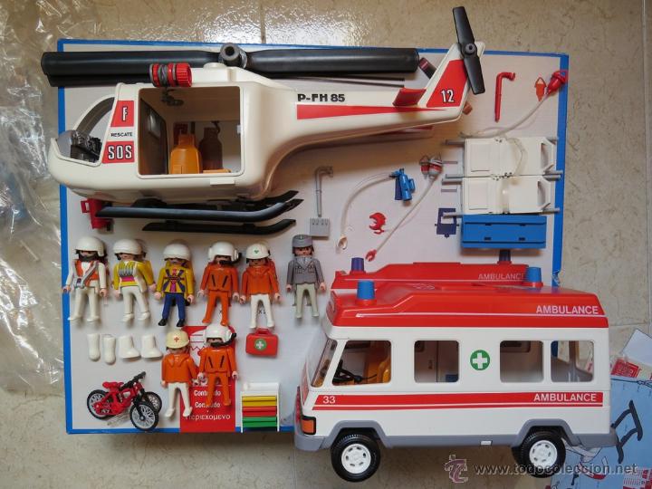 helicoptero ambulancia playmobil