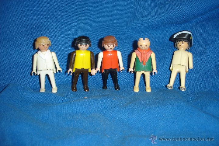 Playmobil: PLAYMOBIL - MU&Ntilde;ECOS GEOBRA 1974 - 5 UNIDADES