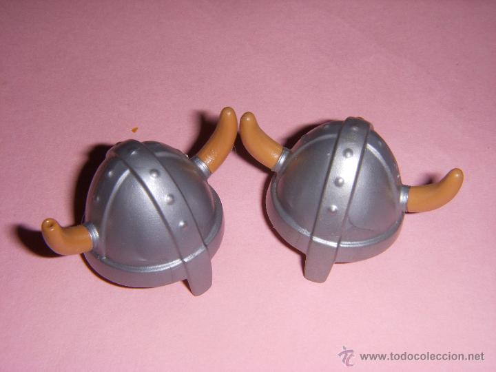 Playmobil: Playmobil - 2 CASCOS VIKINGOS