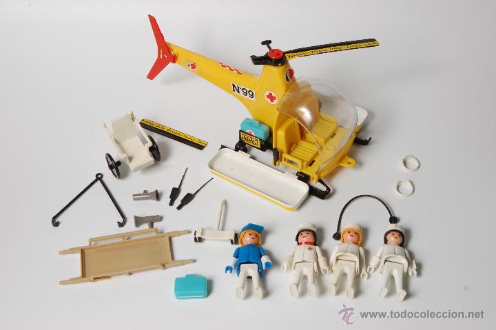 Playmobil: CLIC DE FAMOBIL, ELICOPTERO RESCATE, MANIQUIES Y ACCESORIOS VARIOS
