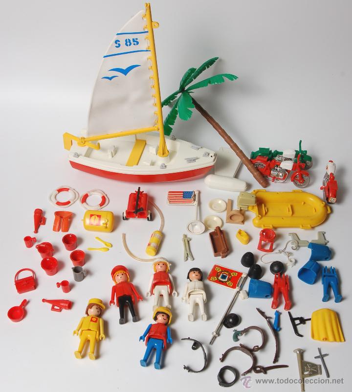 Playmobil: CLIC DE FAMOBIL, VELERO, MOTOS, MANIQUIES Y ACCESORIOS VARIOS