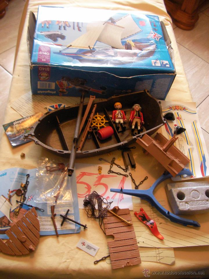 Playmobil: PLAYMOBIL REF. 5140 - BARCO Y PIEZAS DIVERSAS - Foto 2