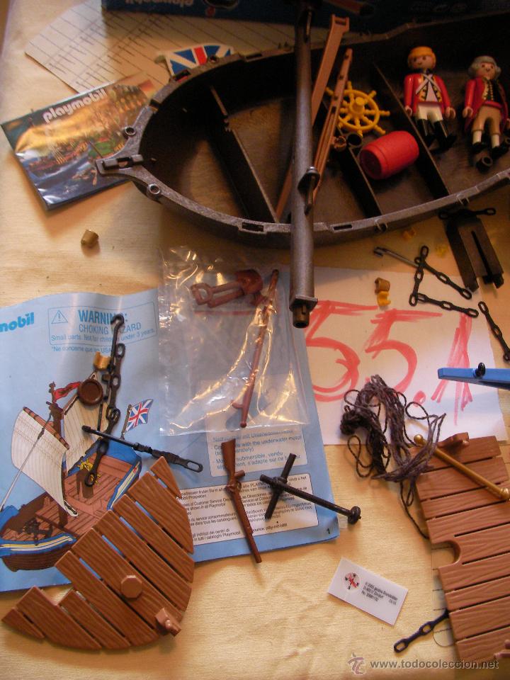 Playmobil: PLAYMOBIL REF. 5140 - BARCO Y PIEZAS DIVERSAS - Foto 3