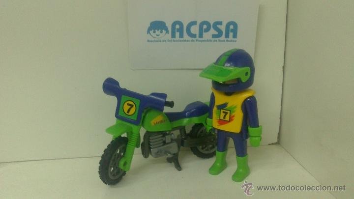 playmobil, moto cross,trial - Acheter Playmobil sur todocoleccion