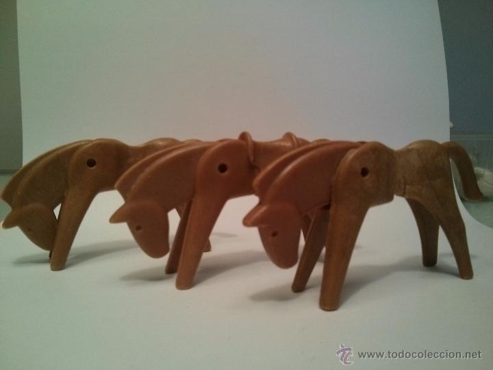 Playmobil: lote de 3 Caballos playmobil  mod. 13