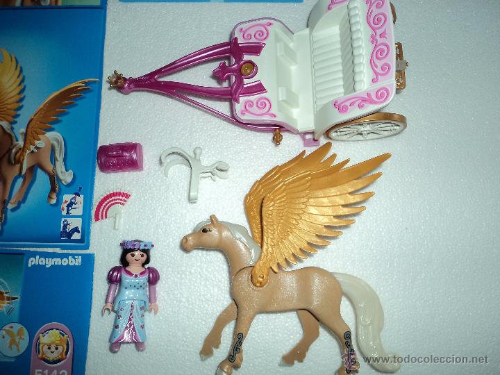 playmobil carruaje con pegaso