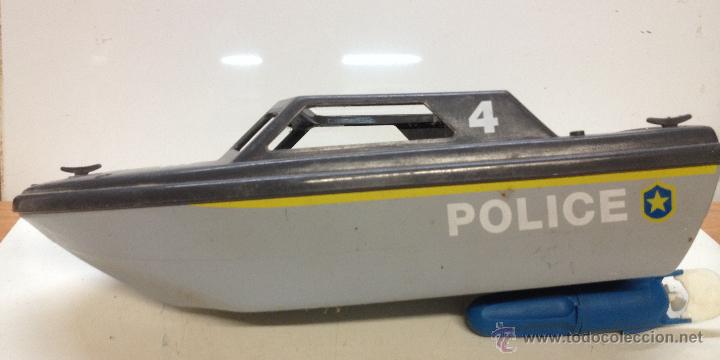 Playmobil: BARCA POLICIA MAS MOTOR Y MUNECO - Foto 1