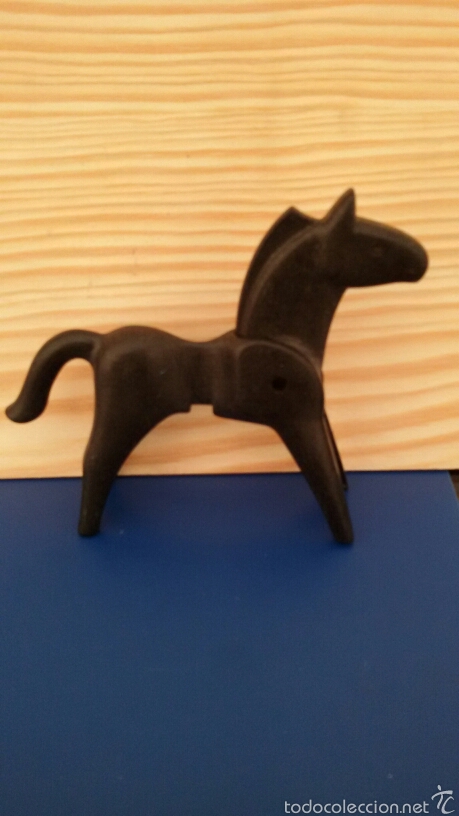 Playmobil: Playmobil - caballo negro coleccion 1974