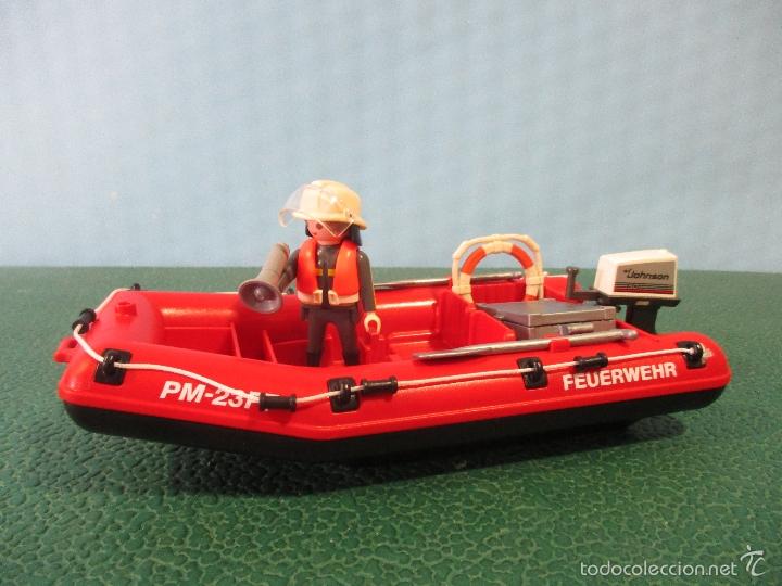 lancha rescate playmobil