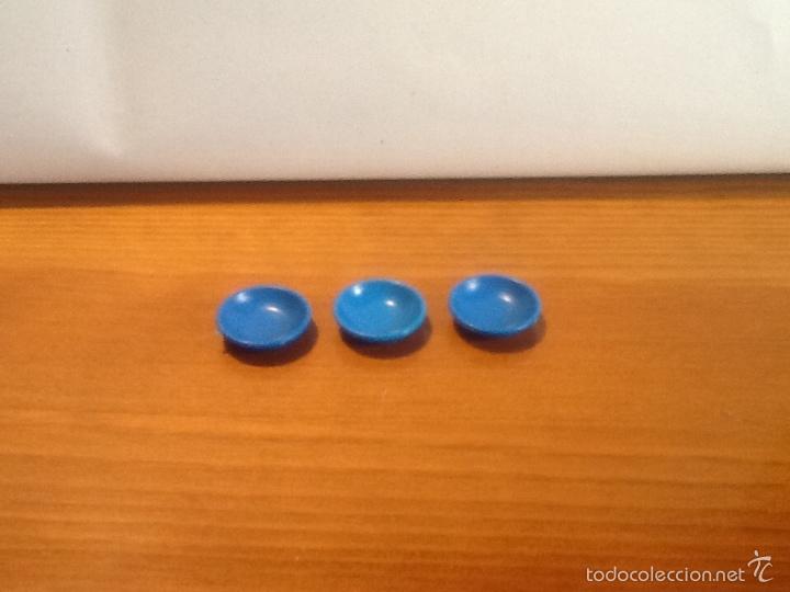 Playmobil: Playmobil platos hondos azules