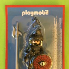 Playmobil: PLAYMOBIL MEDIEVAL CABALLERO NEGRO BLISTER ESCUDO OJO DE DRAGON LDF