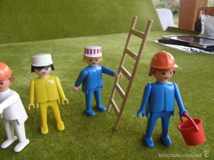 Playmobil: Famobil. Cinco obreros. Ref. 3201 - Foto 3