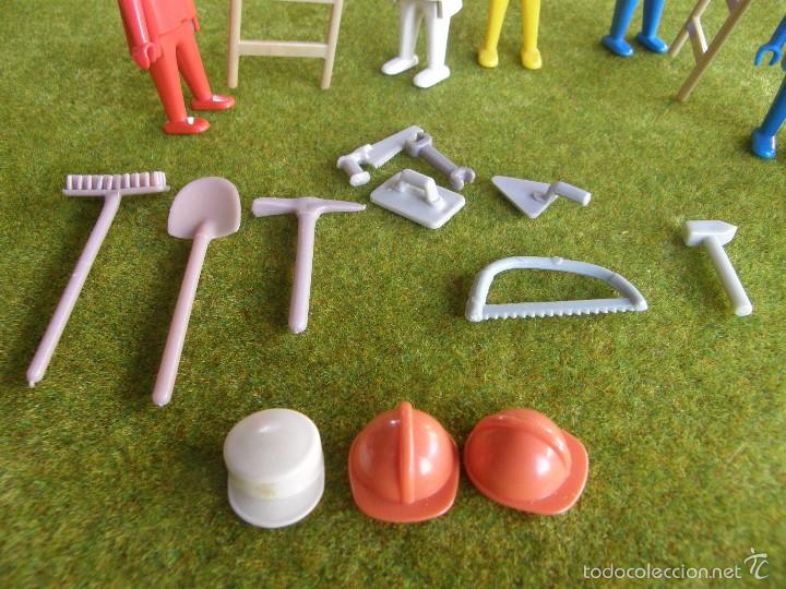 Playmobil: Famobil. Cinco obreros. Ref. 3201 - Foto 4