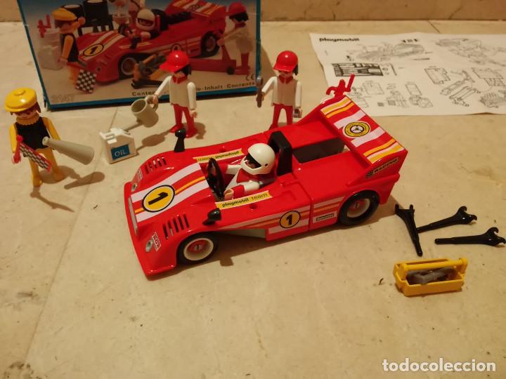 playmobil race car set