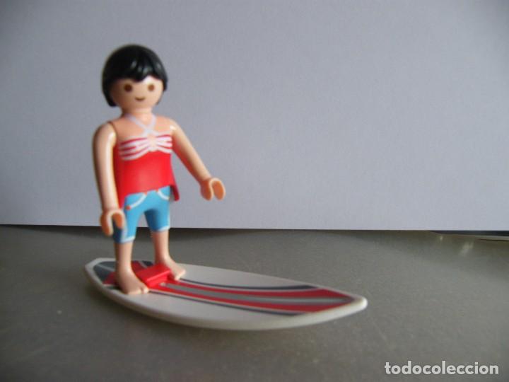 Playmobil: Playmobil. Mujer surfista.