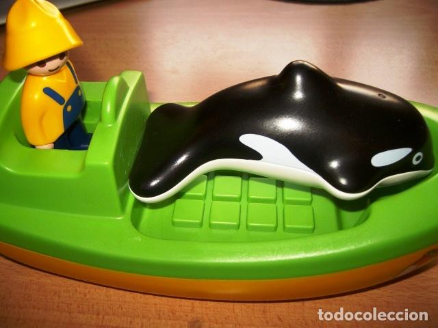 Playmobil: PLAYMOBIL LANCHA CON PESCADOR Y ORCA