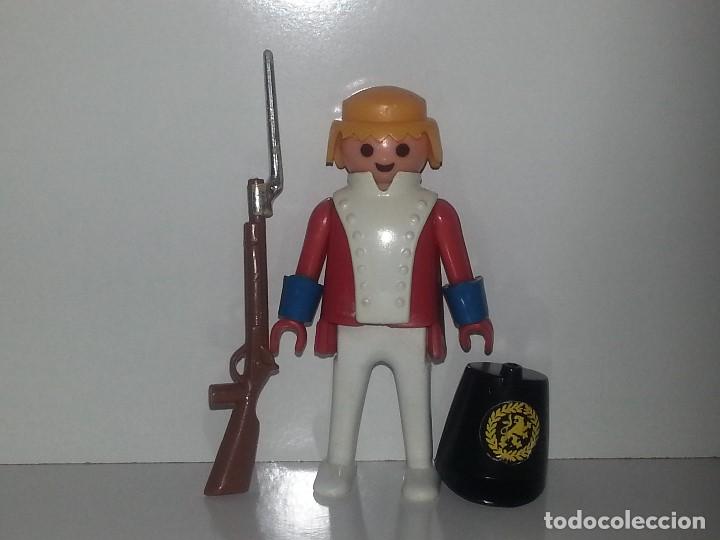 Playmobil Ancien – Officier En Casaca Rouge, Pièce Vintage (Pirates, Occasion)
