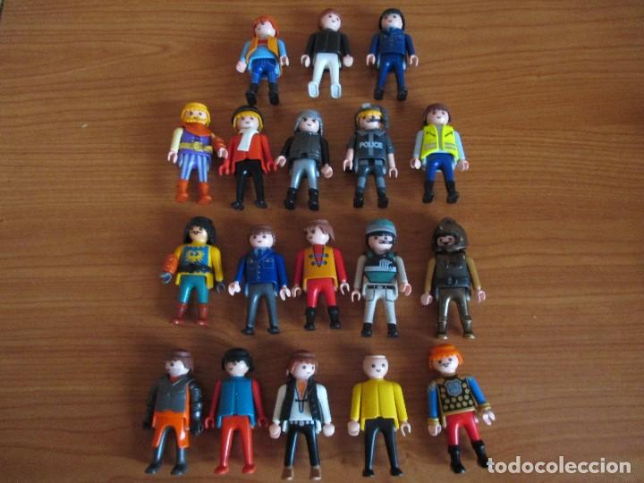 Playmobil: PLAYMOBIL: LOTE VARIADO DE 18 FIGURAS ( VARIAS ANTIGUAS)