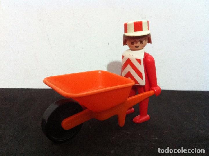 Playmobil: PLAYMOBIL. OBREROS DE CONSTRUCCION. - Foto 1