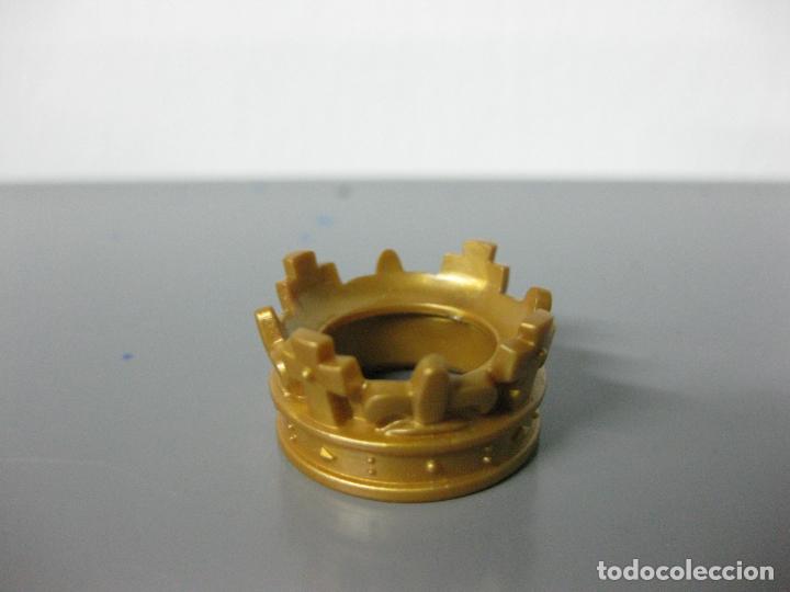 Playmobil: PLAYMOBIL corona oro rey medieval corona real dorada