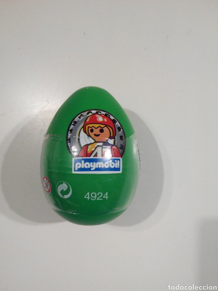 Playmobil: PLAYMOBIL HUEVO VERDE NI&Ntilde;O EN COCHE Nuevo sin abrir. Ref. 4924